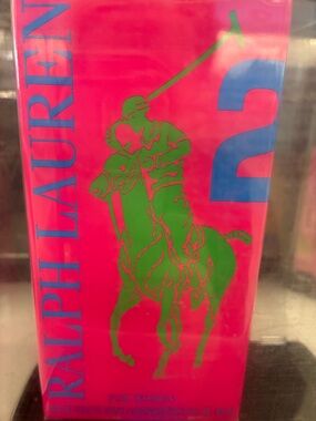 Ralph Lauren Polo 2 Eau de Toilette - Bright Pink & Green Design